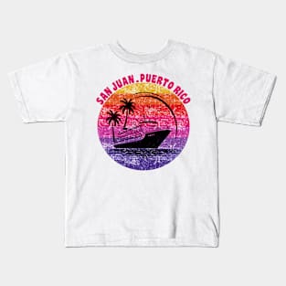 San Juan Puerto Rico Cruise Kids T-Shirt